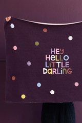 CASTLE Baby Throw - Hello Darling Colourful