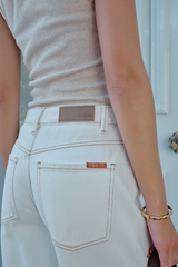 Tapered Barrel Jean - Ecru