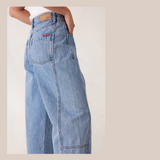 Darted Barrel Jean - Vintage Blue