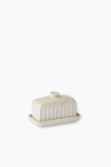 Amalfi Butter Dish - Creme