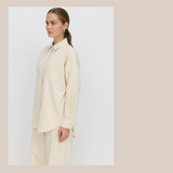Marlo Shirt - Cream Mini Cord