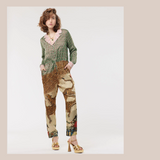 Selena Printed Jumpsuit - Leopard