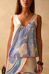 Winona Top - Sorrento Print