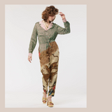 Selena Printed Jumpsuit - Leopard