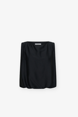 Celine Bubble Top - Black