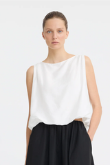 Celine Bubble Top - White