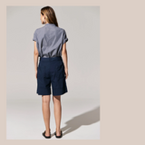 Orion Roll Shirt - Ink Stripe