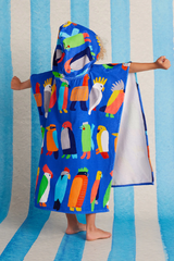 Kids Hooded Towel - Flamin' Galahs