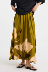 Astra Skirt - Moss Print