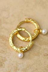 Solene Earring - Gold/Pearl
