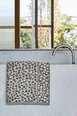 Forget Me Not Organic Bath Mat - Olive