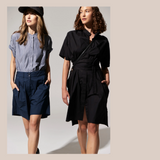 Orion Roll Shirt - Ink Stripe