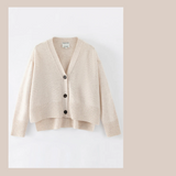 Oversized Cardigan - Shell