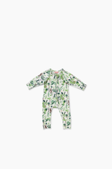 Long Sleeve Romper - Fern Gully