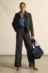 Plume Jacket - Midnight Check