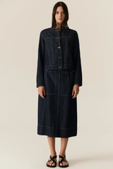 Carsen Skirt - Dark Wash