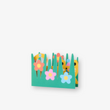 Fold Out Card - Garden Cat