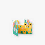 Fold Out Card - Garden Cat