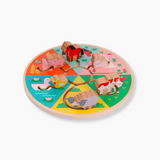 Farm Animal Wooden Sliding Maze