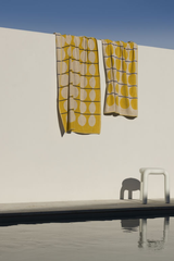 Abacus BeachTowel - Daffodil & Cream