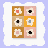 Baby Throw - Floral Block