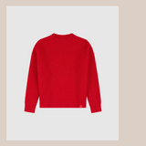 Fluffy Knit - Red