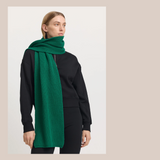 Rib Knit Scarf - Lush Green