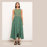 Vault Wrap Skirt - Green