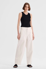 Henry Cargo Pant - White