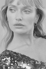 90's Hoop / 20mm - Silver