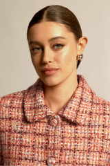 Plume Jacket - Berry Check