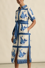 Roam Dress - Azure Collage