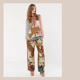 Bailey Straight Leg Pant - Leopard