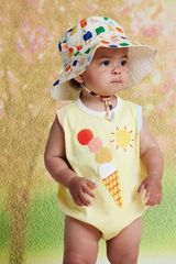 Cotton Singletsuit - Tiny Orchard