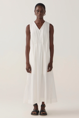 Frankie Dress - White Dot