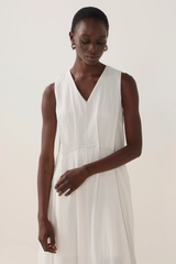 Frankie Dress - White Dot