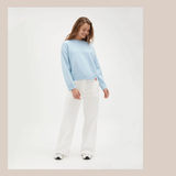 Crew Neck Knit - Light Blue