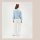 Crew Neck Knit - Light Blue