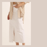 Meridan Skirt - Porcelain