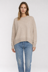 Tiber Casual Crew Neck Sweater - Shell