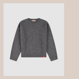 Crew Neck Knit - Charcoal