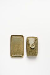 Amalfi Butter Dish - Olive