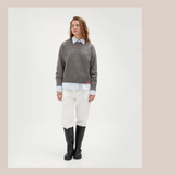 Crew Neck Knit - Charcoal