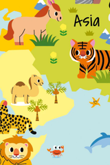 World Globe - Baby Animals