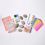 Rock Painting Kit - Cool Faces