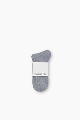 Ribbed Merino Socks - Grey