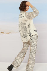 Avery Straight Leg Pant - Mermaid