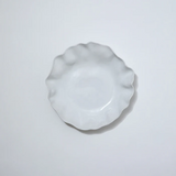 Snow White Ruffle Round Platter