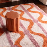 Wave Side Table - Speckle Clay