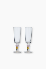 Fluted Glass - Tangerine